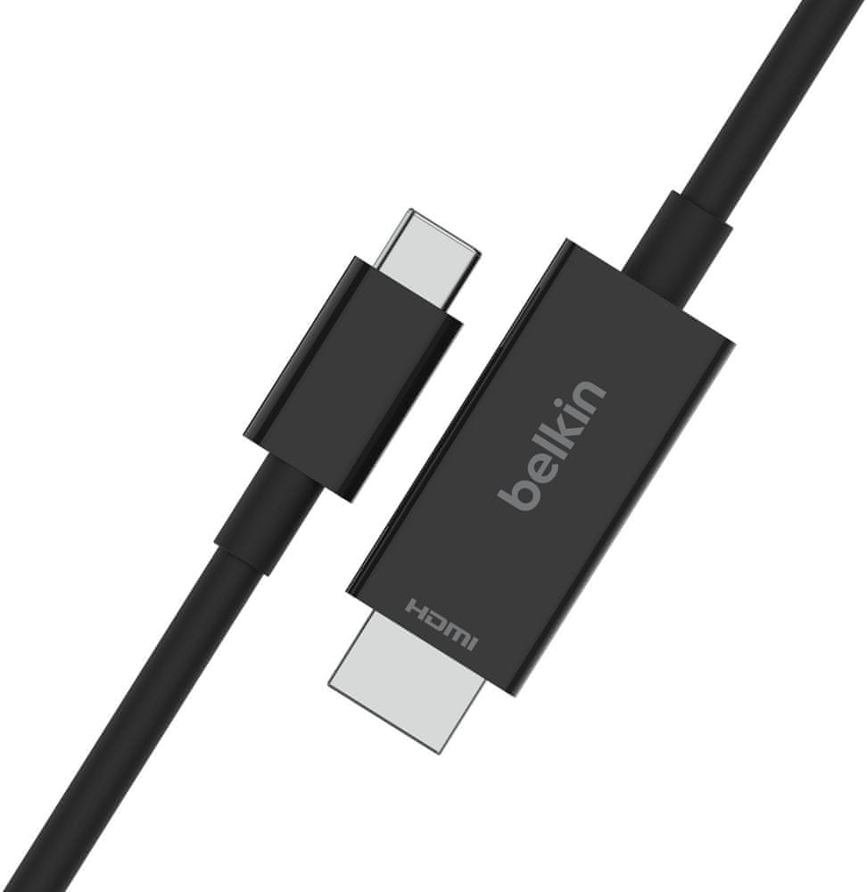 Belkin kábel USB-C na HDMI 2.1, 2 m, čierny, AVC012bt2MBK